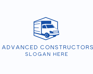 Delivery Truck Courier logo design