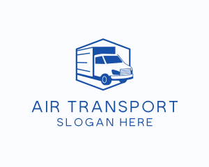 Delivery Truck Courier logo design