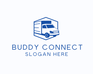 Delivery Truck Courier logo design