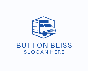 Delivery Truck Courier logo design