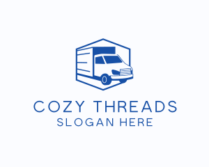 Delivery Truck Courier logo design