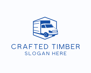 Delivery Truck Courier logo design