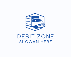 Delivery Truck Courier logo design