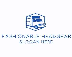 Delivery Truck Courier logo design