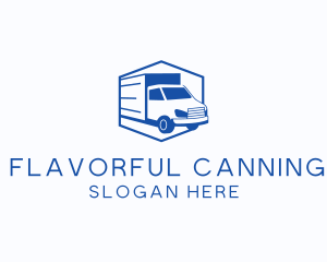 Delivery Truck Courier logo design