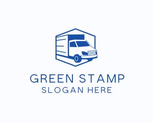 Delivery Truck Courier logo design