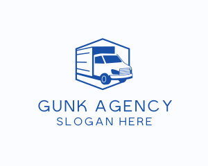 Delivery Truck Courier logo design