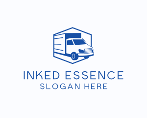 Delivery Truck Courier logo design