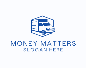 Delivery Truck Courier logo design