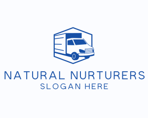 Delivery Truck Courier logo design