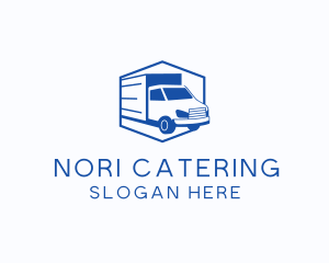 Delivery Truck Courier logo design