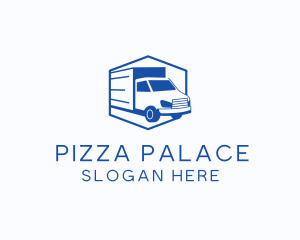 Delivery Truck Courier logo design