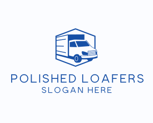 Delivery Truck Courier logo design