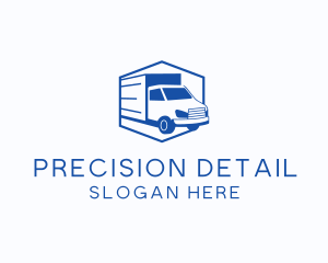 Delivery Truck Courier logo design