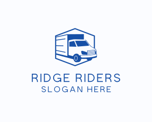 Delivery Truck Courier logo design