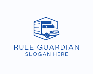 Delivery Truck Courier logo design