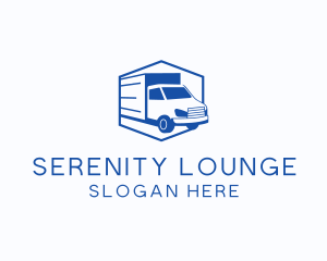 Delivery Truck Courier logo design