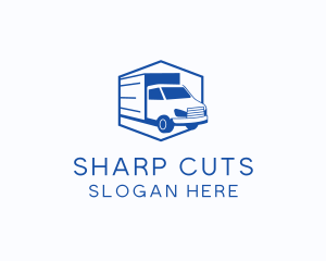 Delivery Truck Courier logo design