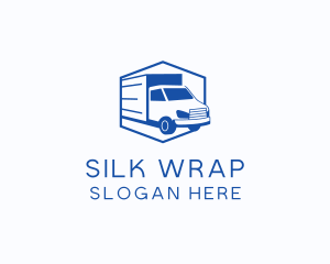 Delivery Truck Courier logo design