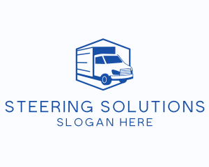 Delivery Truck Courier logo design