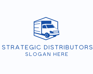 Delivery Truck Courier logo