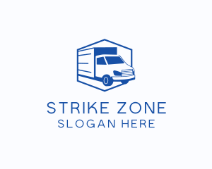 Delivery Truck Courier logo design