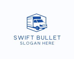 Delivery Truck Courier logo design