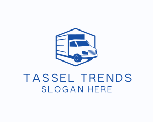 Delivery Truck Courier logo design