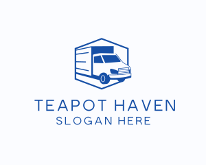 Delivery Truck Courier logo design