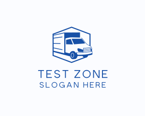 Delivery Truck Courier logo design