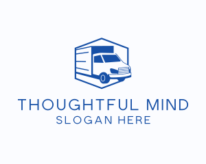 Delivery Truck Courier logo design