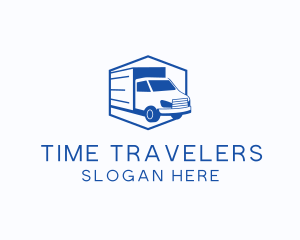 Delivery Truck Courier logo design