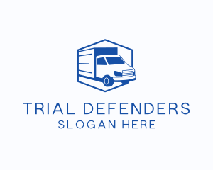 Delivery Truck Courier logo design