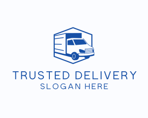 Delivery Truck Courier logo design