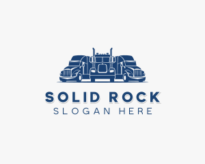 Freight Cargo Truck Logo