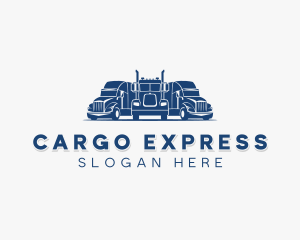 Freight Cargo Truck logo design