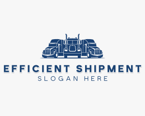 Freight Cargo Truck logo design