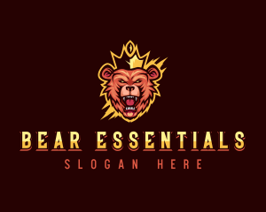 Bear Crown Gaming logo design