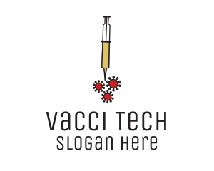 Virus Vaccine Syringe logo