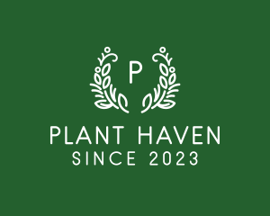 Organic Plant Garden logo design