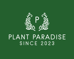 Organic Plant Garden logo design