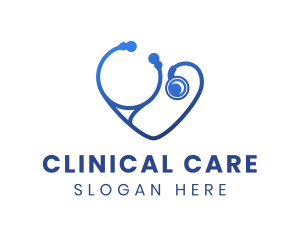 Blue Heart Stethoscope logo