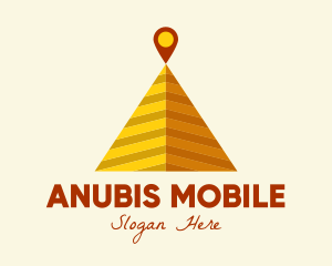 Desert Pyramid Location logo design