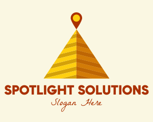 Desert Pyramid Location logo