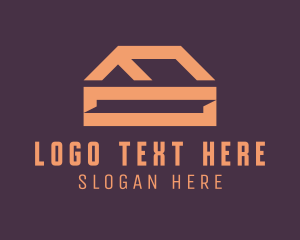 Simple - Simple Orange House logo design