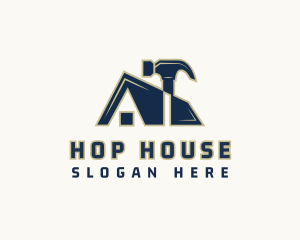 Hammer House Repair logo design