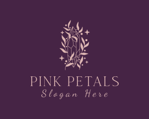 Pink Crystal Jeweler logo design