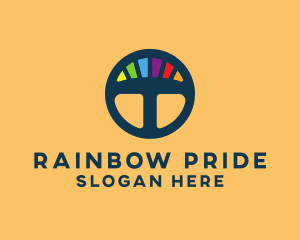 Rainbow Steering Wheel logo