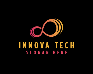 Tech Infinity Loop logo design