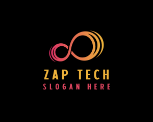 Tech Infinity Loop logo design